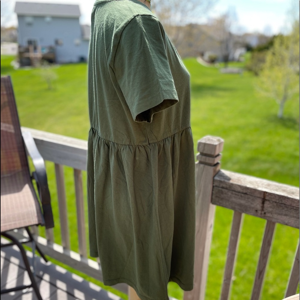 💚🍏Free People T-shirt dress - Picture 8 of 9